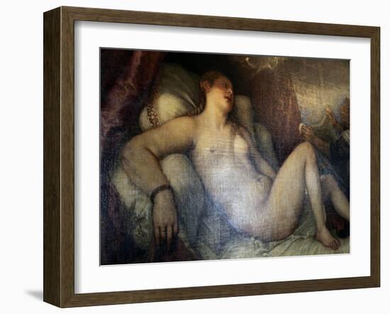 Danae, C1554-Titian (Tiziano Vecelli)-Framed Giclee Print