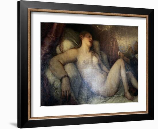 Danae, C1554-Titian (Tiziano Vecelli)-Framed Giclee Print