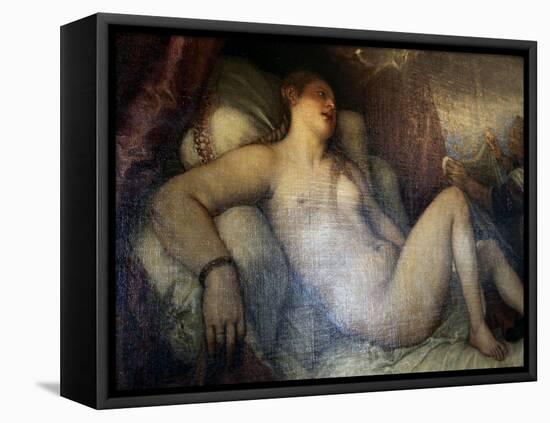 Danae, C1554-Titian (Tiziano Vecelli)-Framed Premier Image Canvas