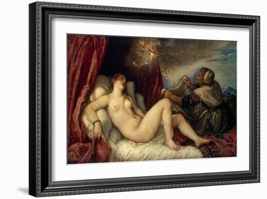 Danae, C1554-Titian (Tiziano Vecelli)-Framed Giclee Print