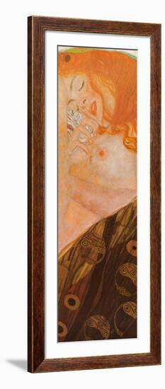 Danae (detail)-Gustav Klimt-Framed Art Print