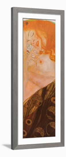 Danae (detail)-Gustav Klimt-Framed Art Print