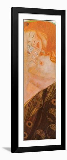 Danae (detail)-Gustav Klimt-Framed Art Print