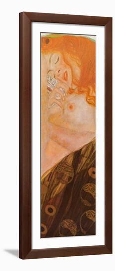 Danae (detail)-Gustav Klimt-Framed Art Print