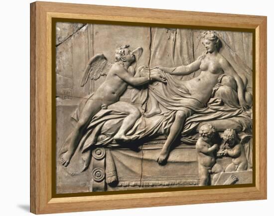 Danae of Correggio-Antonio Canova-Framed Premier Image Canvas