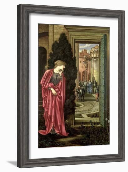 Danae, or the Tower of Brass, 1887-88-Edward Burne-Jones-Framed Giclee Print