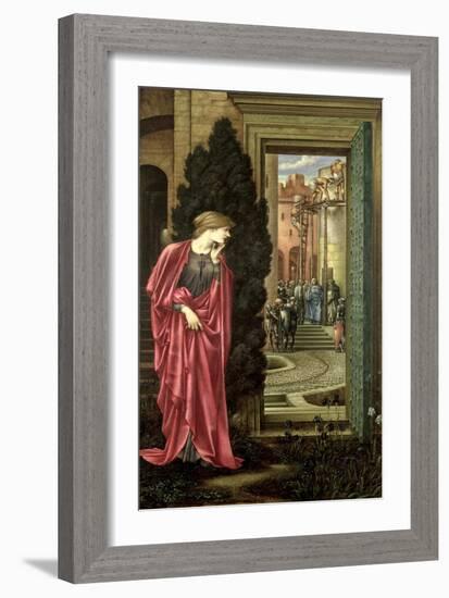 Danae, or the Tower of Brass, 1887-88-Edward Burne-Jones-Framed Giclee Print