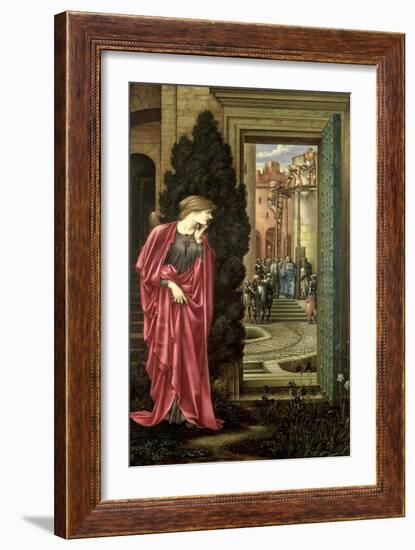 Danae, or the Tower of Brass, 1887-88-Edward Burne-Jones-Framed Giclee Print