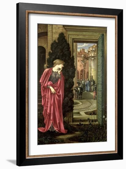 Danae, or the Tower of Brass, 1887-88-Edward Burne-Jones-Framed Giclee Print