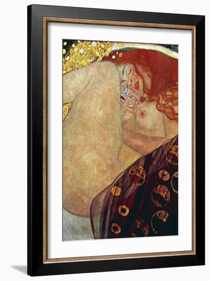 Danae-Gustav Klimt-Framed Art Print