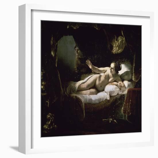 Danae-Rembrandt van Rijn-Framed Giclee Print
