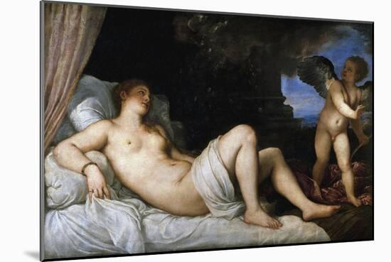 Danae-Titian (Tiziano Vecelli)-Mounted Giclee Print