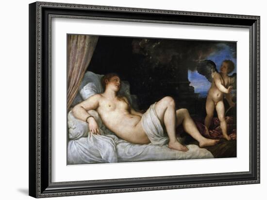 Danae-Titian (Tiziano Vecelli)-Framed Giclee Print