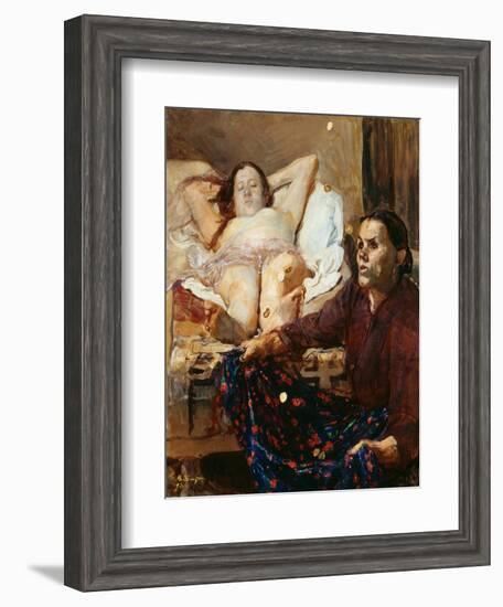 Danae-Max Slevogt-Framed Giclee Print