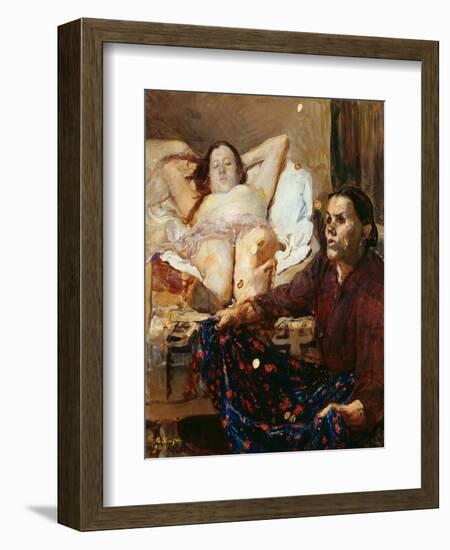 Danae-Max Slevogt-Framed Giclee Print