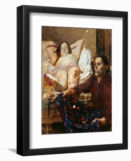 Danae-Max Slevogt-Framed Giclee Print