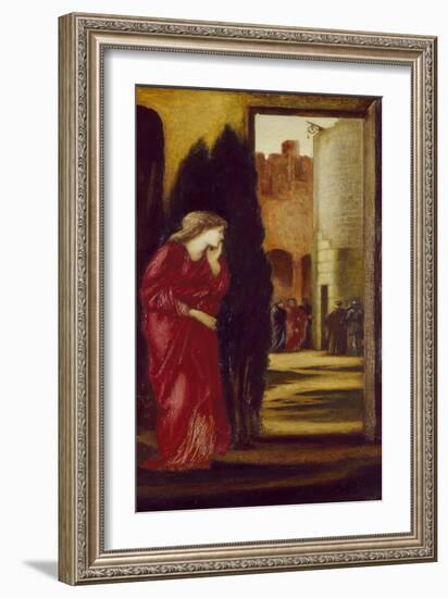 Danäe and the Brazen Tower, 1872-Edward Burne-Jones-Framed Giclee Print