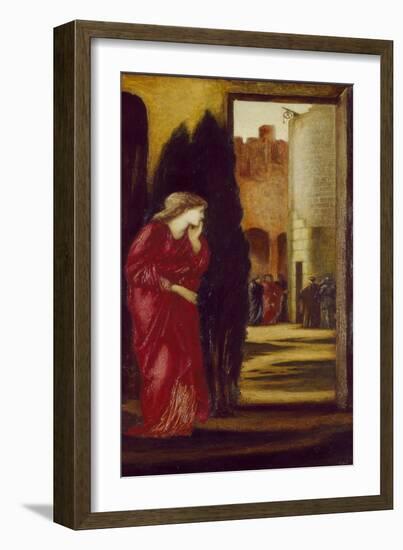 Danäe and the Brazen Tower, 1872-Edward Burne-Jones-Framed Giclee Print