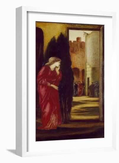 Danäe and the Brazen Tower, 1872-Edward Burne-Jones-Framed Giclee Print