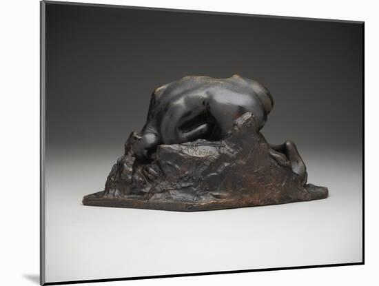 Danaid, C.1885 (Bronze)-Auguste Rodin-Mounted Giclee Print