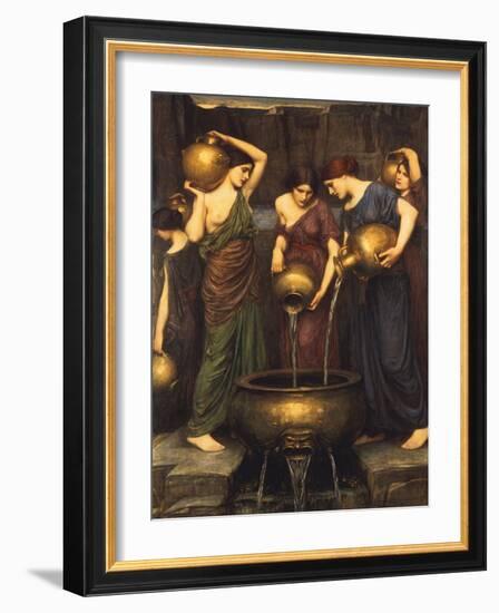 Danaides, 1904-John William Waterhouse-Framed Giclee Print