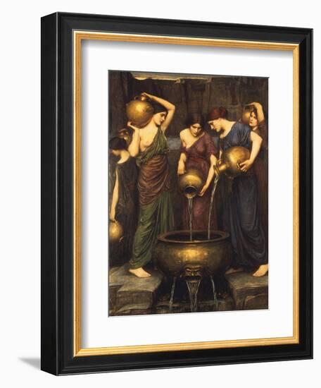 Danaides, 1904-John William Waterhouse-Framed Giclee Print