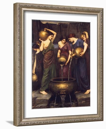 Danaides, 1904-John William Waterhouse-Framed Giclee Print