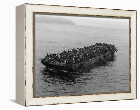 Danang Refugees-Associated Press-Framed Premier Image Canvas