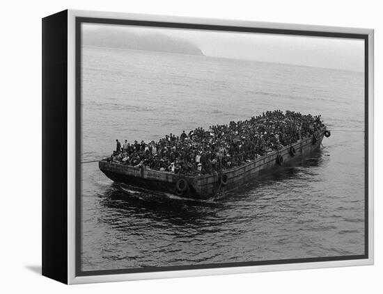 Danang Refugees-Associated Press-Framed Premier Image Canvas