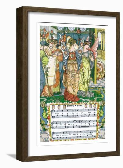 Dance a Baby, c.1885-Walter Crane-Framed Art Print