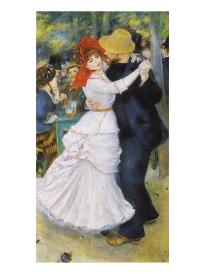 Dance At Bougival 1883 Giclee Print By Pierre Auguste Renoir Art