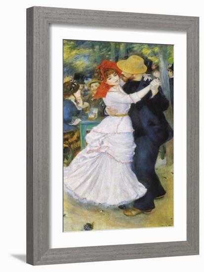 Dance at Bougival, 1883-Pierre-Auguste Renoir-Framed Premium Giclee Print