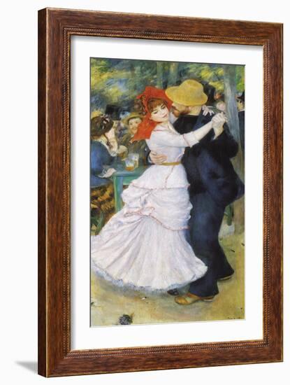 Dance at Bougival, 1883-Pierre-Auguste Renoir-Framed Giclee Print