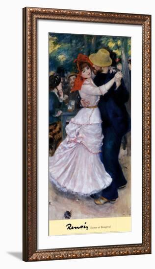 Dance at Bougival-Pierre-Auguste Renoir-Framed Art Print