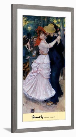 Dance at Bougival-Pierre-Auguste Renoir-Framed Art Print