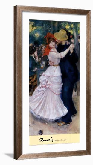 Dance at Bougival-Pierre-Auguste Renoir-Framed Art Print