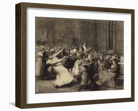 Dance at Insane Asylum, 1907-George Wesley Bellows-Framed Giclee Print