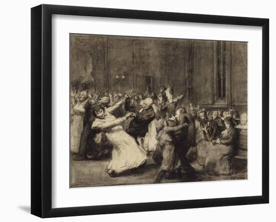 Dance at Insane Asylum, 1907-George Wesley Bellows-Framed Giclee Print