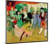 Dance At Moulin Rouge-Henri de Toulouse-Lautrec-Mounted Art Print