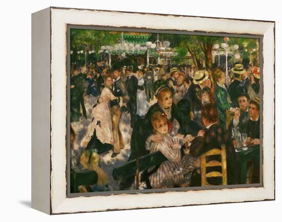 Dance at the Moulin De La Galette, 1876-Pierre-Auguste Renoir-Framed Premier Image Canvas