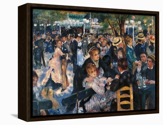 Dance at the Moulin De La Galette-Pierre-Auguste Renoir-Framed Premier Image Canvas