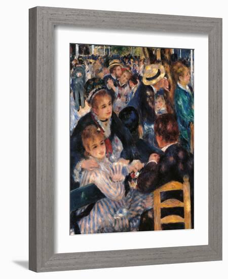 Dance at the Moulin De La Galette-Pierre-Auguste Renoir-Framed Giclee Print