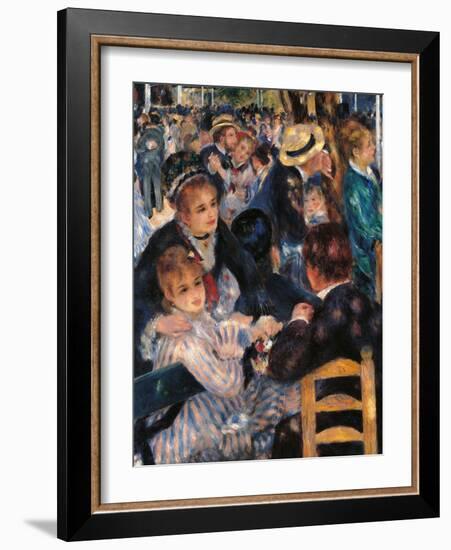 Dance at the Moulin De La Galette-Pierre-Auguste Renoir-Framed Giclee Print