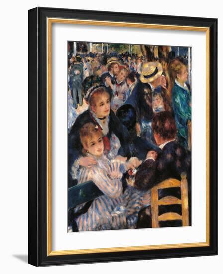 Dance at the Moulin De La Galette-Pierre-Auguste Renoir-Framed Giclee Print