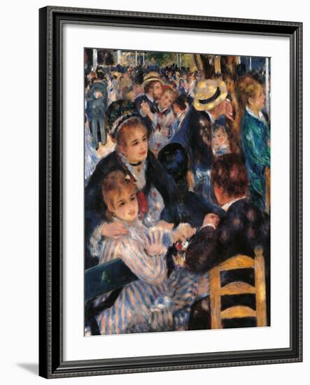 Dance at the Moulin De La Galette-Pierre-Auguste Renoir-Framed Giclee Print