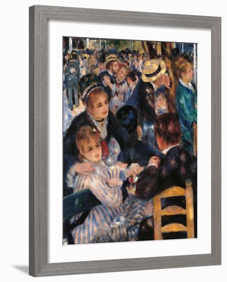 Dance at the Moulin De La Galette-Pierre-Auguste Renoir-Framed Giclee Print