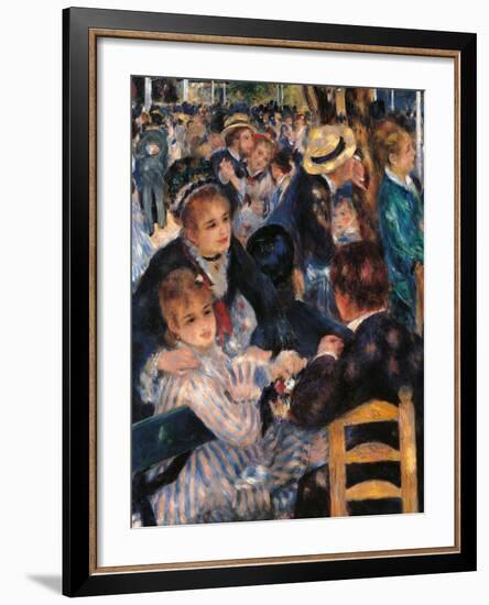 Dance at the Moulin De La Galette-Pierre-Auguste Renoir-Framed Giclee Print