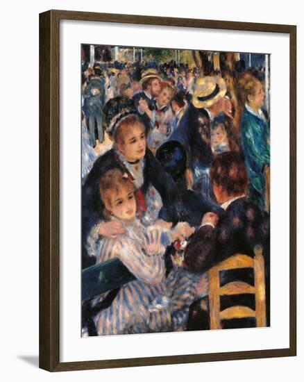 Dance at the Moulin De La Galette-Pierre-Auguste Renoir-Framed Giclee Print