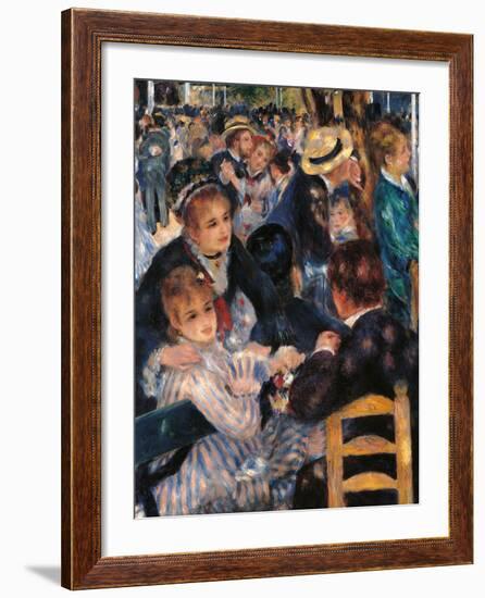 Dance at the Moulin De La Galette-Pierre-Auguste Renoir-Framed Giclee Print