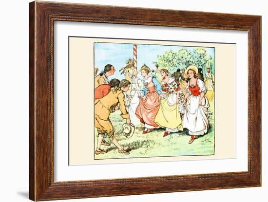 Dance at the My Pole-Randolph Caldecott-Framed Art Print